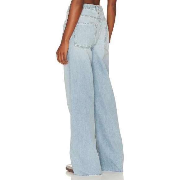 GRLFRND Blue Flare & Wide Leg Jeans - Picture 3 of 8